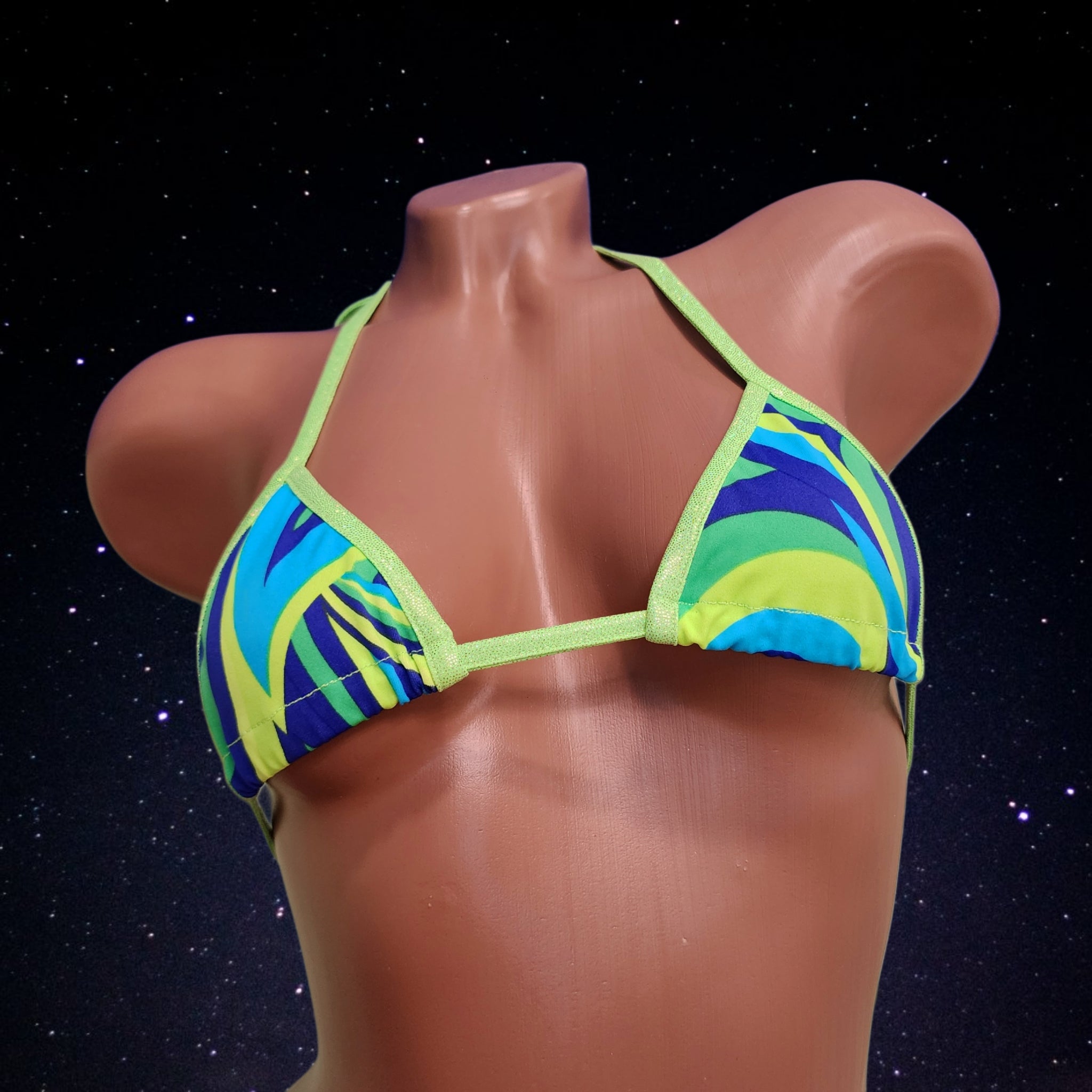 Micro Top - Neon Plumage