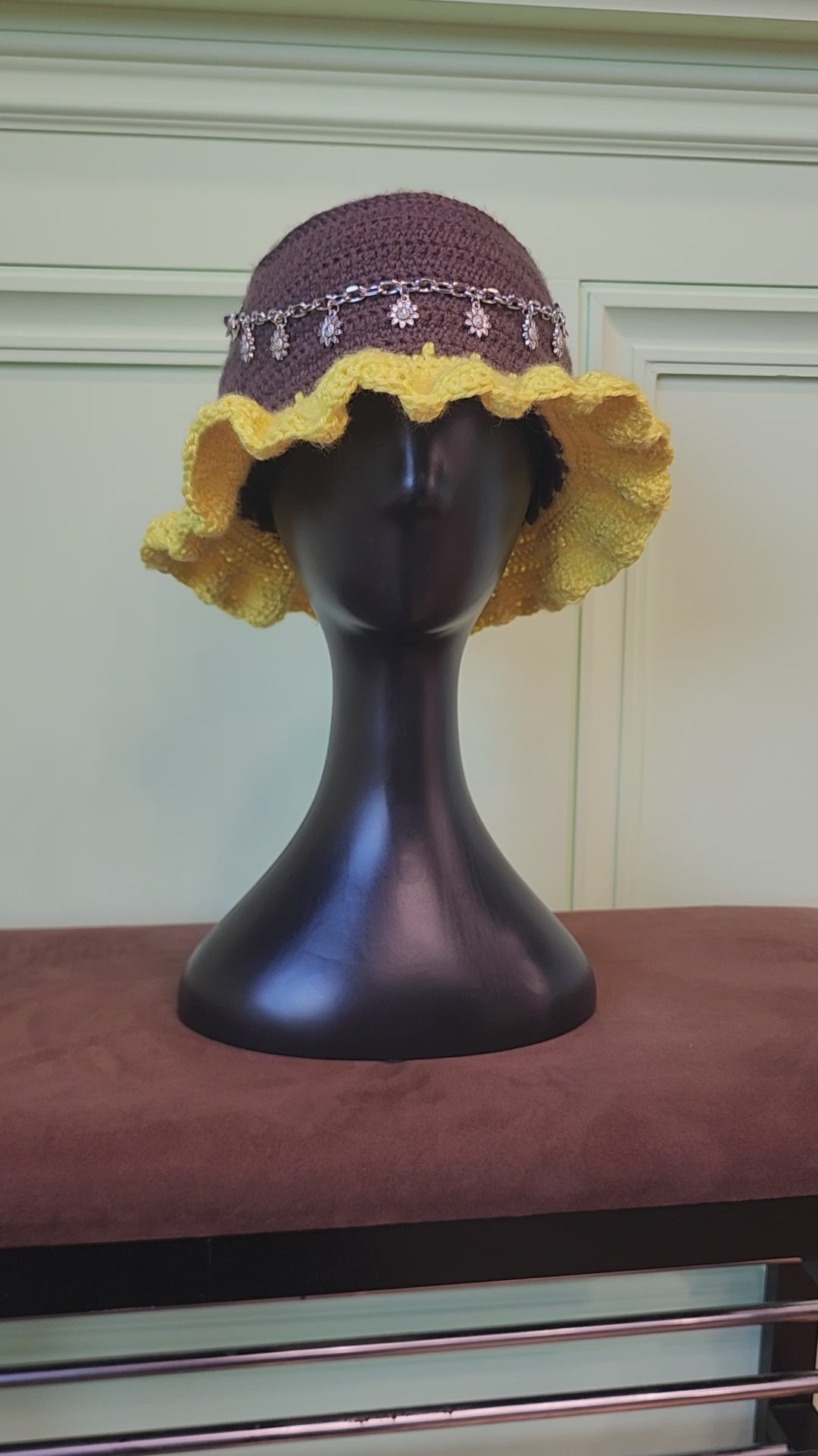 Sunflower Dream Crochet Bucket Hat - Ready to Ship