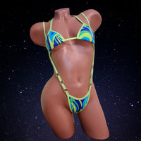 Micro Top - "Neon Plumage" Colorway