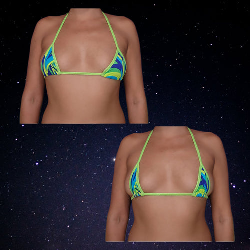 Micro Top - Neon Plumage