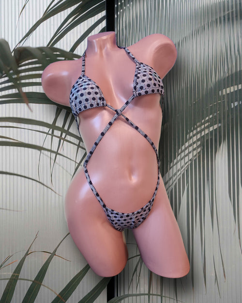 Strappy Micro Monokini - Into the Matrix