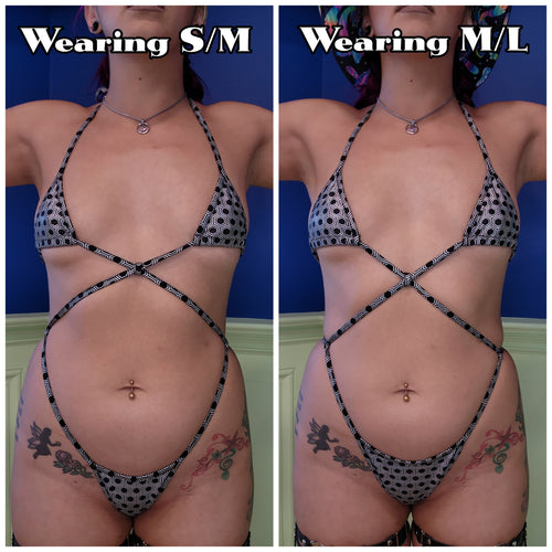 Strappy Micro Monokini - Into the Matrix
