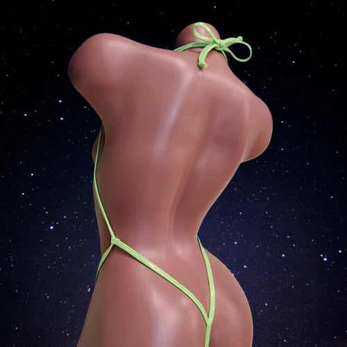 Trickster G-String Slingshot - Neon Plumage