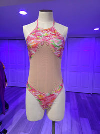 Neon Camo Aerial Costume